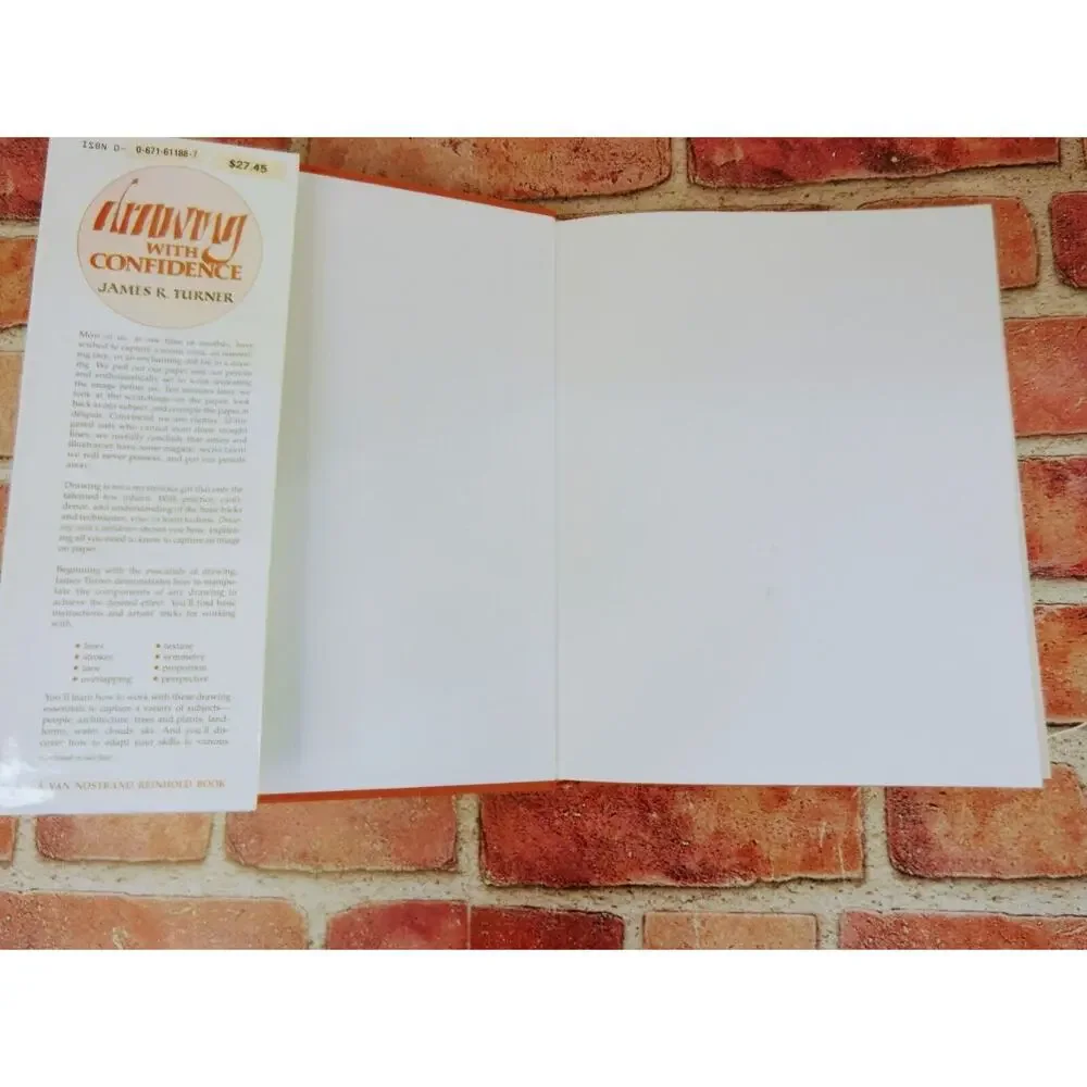 Drawing With Confidence‎ Vtg 1984 James R Turner 1st Ed HC Art Instruction
